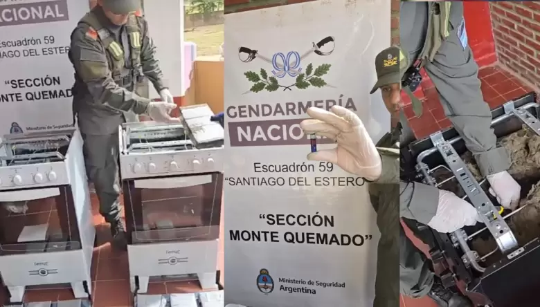 Gendarmer�a encontr� 26 kilos de Cocaina escondidos dentro de un micro. Hay un detenido.