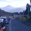 (Video) Largas esperas y demoras en Uspallata: El tr�nsito hacia Alta Monta�a seguir� restringido