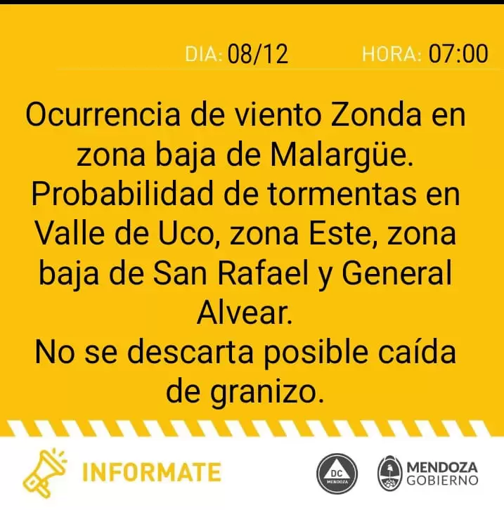 tiempo 8 de diciembre