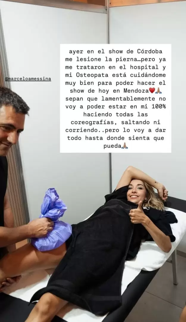 La cantante posteo en su Instagram llevando tranquilidad a sus fans