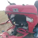 Aparatoso accidente en La Paz dejó a dos personas heridas