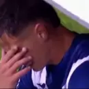 (Video) El desgarrador llanto de Valentín Gómez en Vélez, tras sufrir una brutal patada en la cabeza