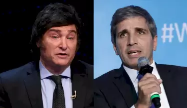 Javier Milei y Luis Caputo