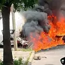 (Videos) Se estrell� un avi�n privado en el Gran Buenos Aires: Dos muertos