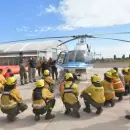 Brigadistas mendocinos hicieron simulacros preventivos clave para el manejo del fuego