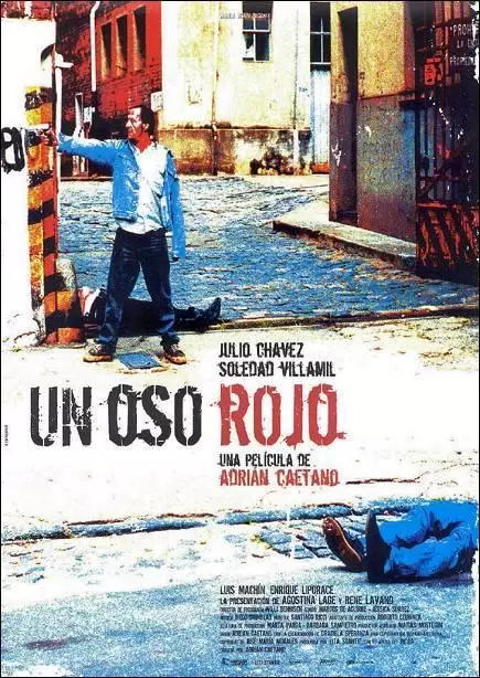 Póster, Un oso rojo