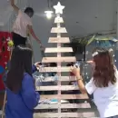 El Servicio Penitenciario entreg� 35 pinos de Navidad a escuelas de Luj�n de Cuyo