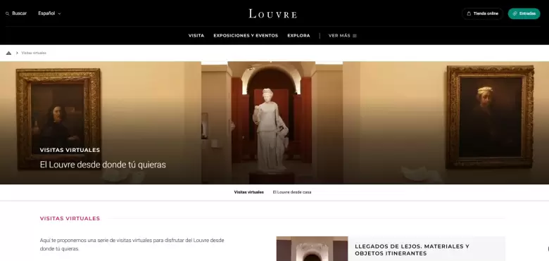museo virtual louvre