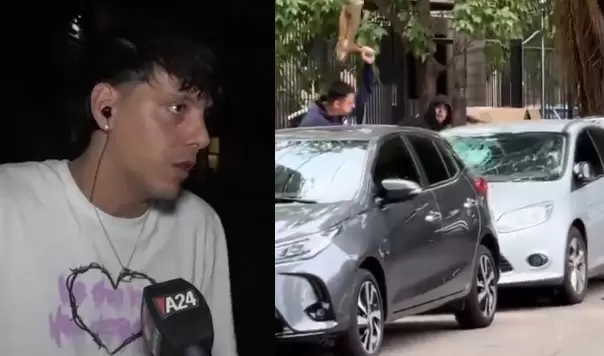 El conductor de un auto estacion� en un garage ajeno y se fue a una fiesta.