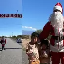 Elvio, el Pap� Noel solidario que desde Tupungato llev� la magia navide�a a un humilde barrio