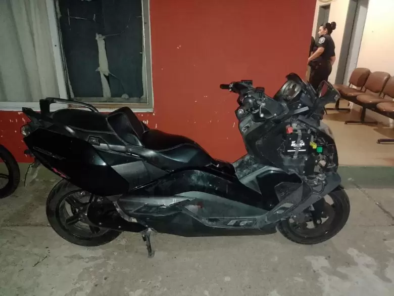 Secuestraron la moto del acusado