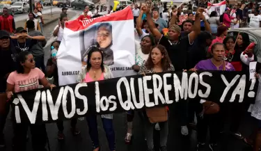 Protestas, ni�os calcinados Ecuador