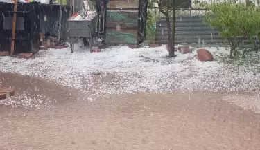 Granizo en Luj�n de Cuyo