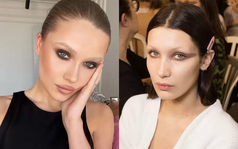 cejas decoloradas