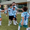 Nuevo t�tulo: El tierno posteo de Lionel Messi junto a sus hijos celebrando un campeonato
