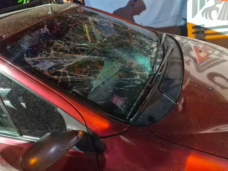Un conductor atropell� a una familia en Guaymall�n