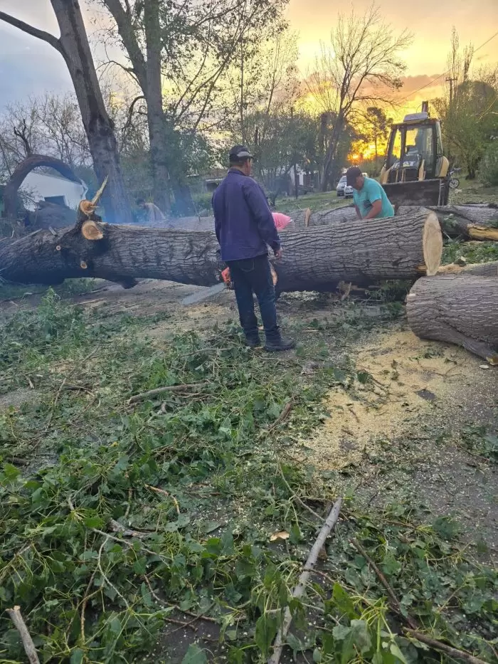 Vialidad sigue liberando los caminos afectados de San Rafael y La Paz.