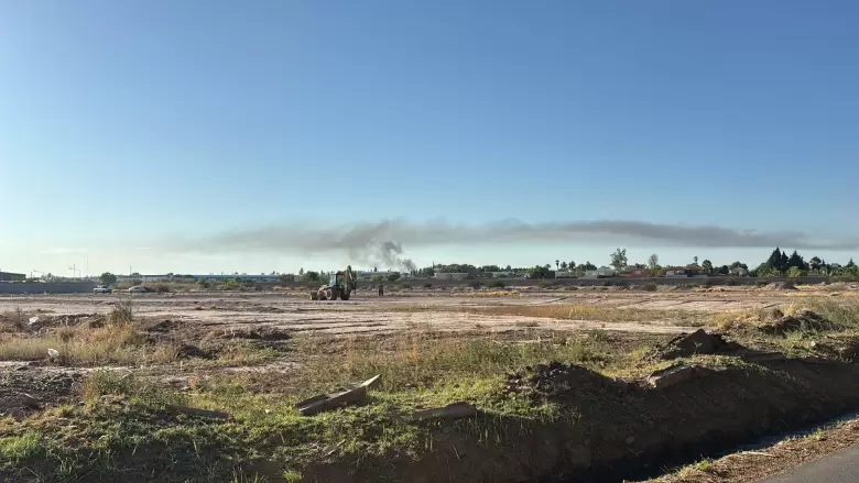 EL INCENDIO OCURRI� EN LA ZONA INDUSTRIAL DE MAIP�