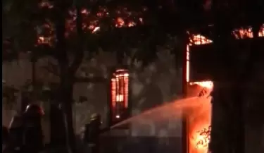 INCENDIO GODOY CRUZ