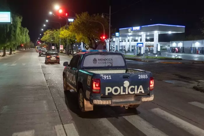 Patrullaje preventivo de la Polic�a de Mendoza