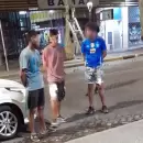 Robaron luminarias de un local en el centro: tres individuos detenidos r�pidamente