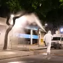 (Im�genes) Operativos 360: As� es el mantenimiento integral en el microcentro mendocino con horario nocturno