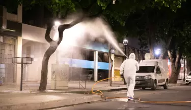 Operativos de limpieza y mantenimiento en ciudad