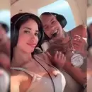 L-Gante comparti� una foto �ntima junto a la modelo Dakota Gotth