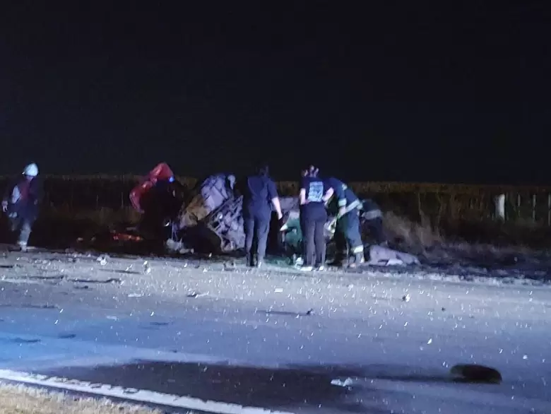 Violento accidente en Ruta N 188