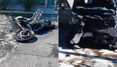 Dos polic�as fallecidos tras una persecusi�n a motochorros