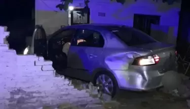 auto chocado en Jose C. Paz