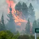 Sigue el incendio forestal en Epuy�n y ya se quemaron m�s de 3 mil hect�reas