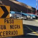 El Paso Internacional de Agua Negra amaneció cerrado por una fuerte bajada de agua en una zona