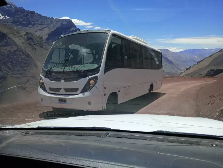 Acceso al monumento del Cristo Redentor