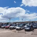 Cientos de veh�culos varados en Uspallata antes de avanzar hacia el control aduanero