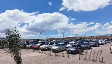 Horas de espera en la playa de Uspallata