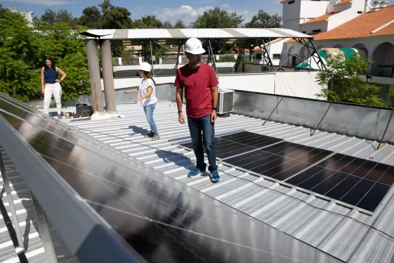 Paneles solares en Ciudad