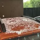 (Videos) Fuertes tormentas con granizo afectaron a Luj�n de Cuyo