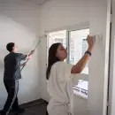 ColaborArte: j�venes muralistas pintan un Jard�n de Infantes de Godoy Cruz