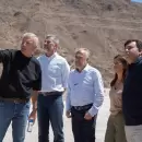 Ulpiano Suarez recorri� las obras de la Ruta Provincial 99 en el Challao