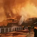 Otro destructivo incendio en Los �ngeles: Ya arras� con dos mil kil�metros cuadrados