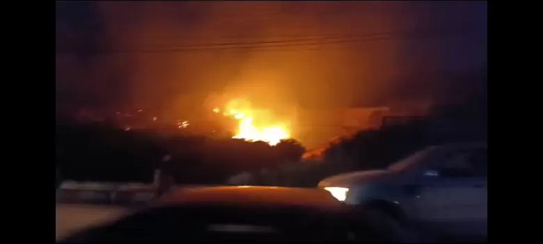 CONTIN�AN LAS TAREAS EN EL LUGAR PERO EL INCENDIO YA FUE SOFOCADO