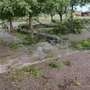 (Videos) Adem�s de viento Zonda, a Jun�n lleg� una inesperada tormenta de granizo