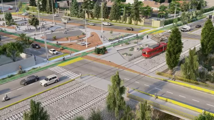 Metrotranv�a a Luj�n y al Aeropuerto: avanza la obra