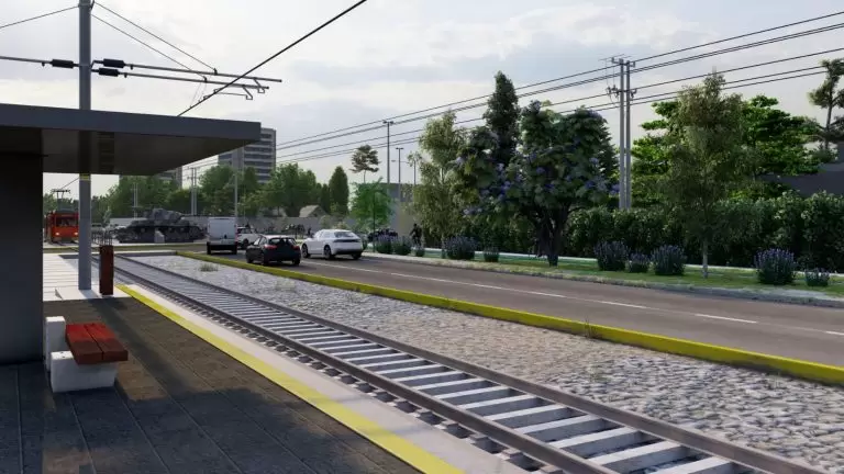 Metrotranv�a a Luj�n y al Aeropuerto: avanza la obra