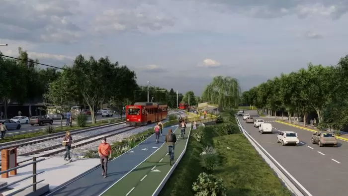 Metrotranv�a a Luj�n y al Aeropuerto: avanza la obra