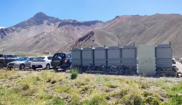 Ba�os qu�micos en el Parque Aconcagua
