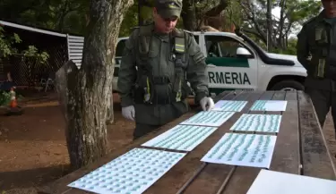 Gendarmer�a detuvo a un autom�vil que transportaba pastillas de �xtasis.