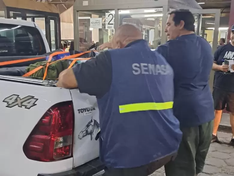 Senasa: Decomisaron m�s de 2 toneladas de productos en el Paso Cristo Redentor