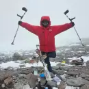 El exatleta paral�mpico Julio Soto Ugalde hizo historia al hacer cumbre en el Aconcagua